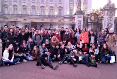 Winter group Buckingham Palace